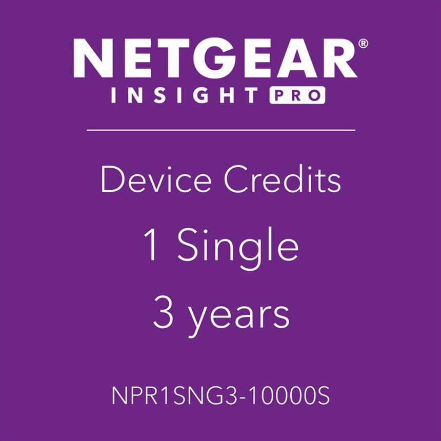 NETGEAR NPR1SNG3 Insight Pro Subscription License 1 Device 3 Years
