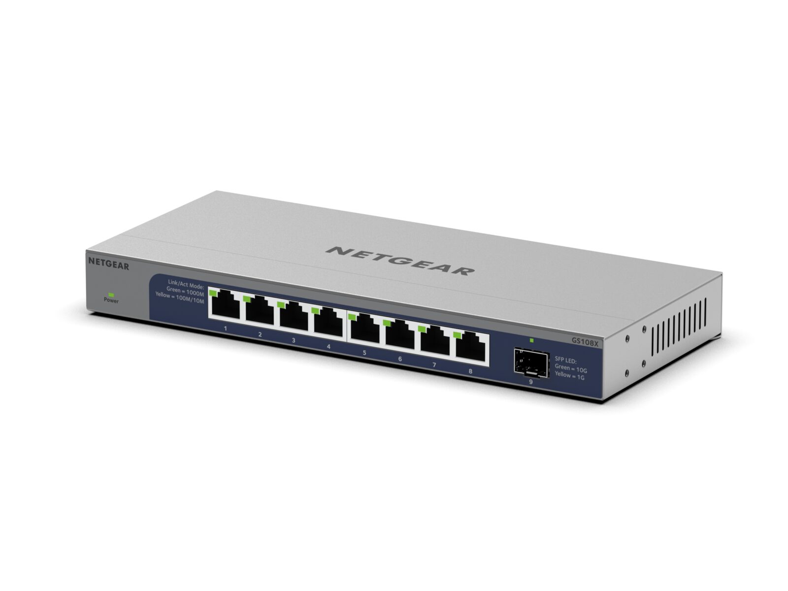 NETGEAR GS108X 8 Port Gigabit Ethernet Unmanaged Switch