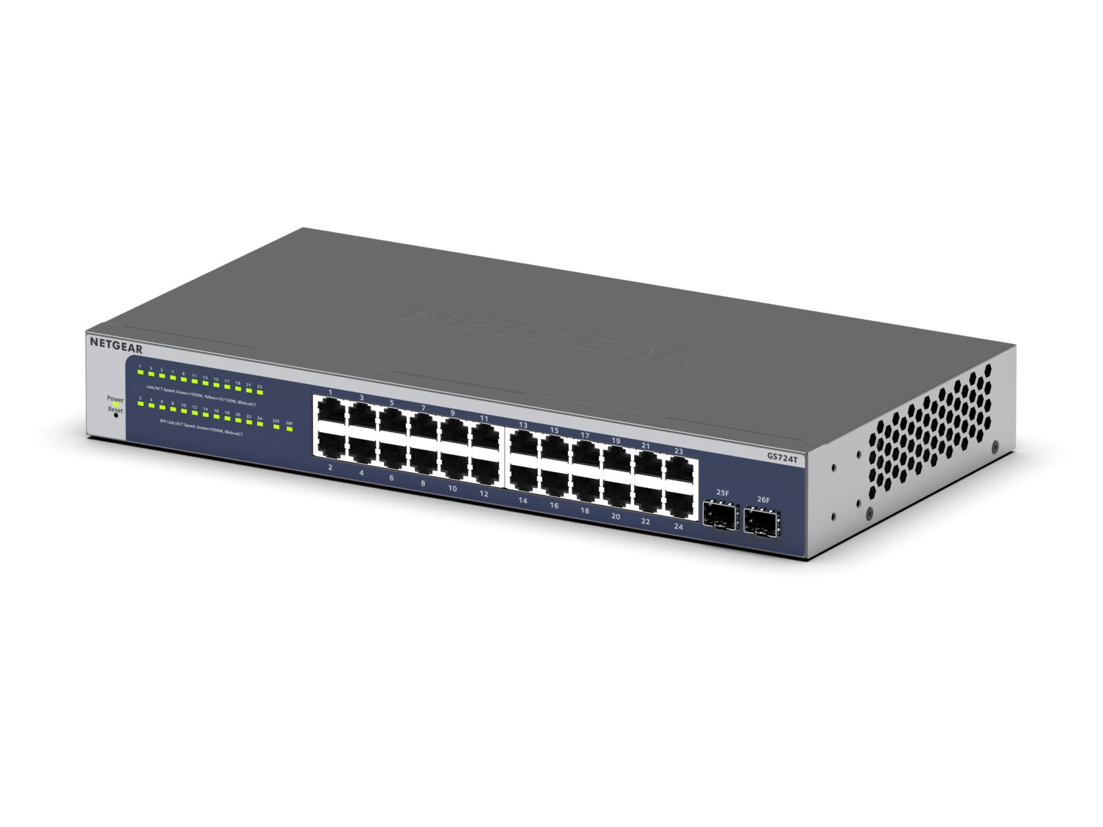 NETGEAR GS724T v6 24-Port Gigabit Ethernet Smart Switch 2 SFP Ports