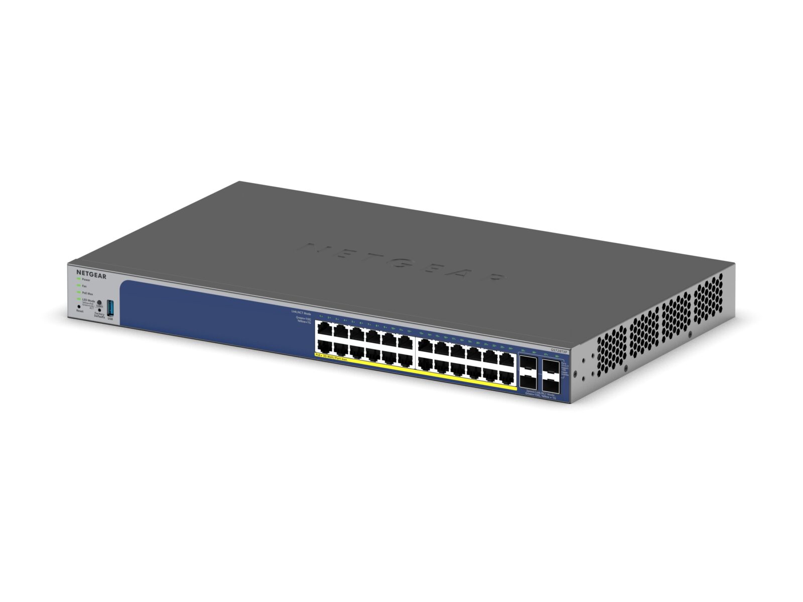 NETGEAR GS728TXP v3 24-Port Gigabit Ethernet PoE+ Smart Switch