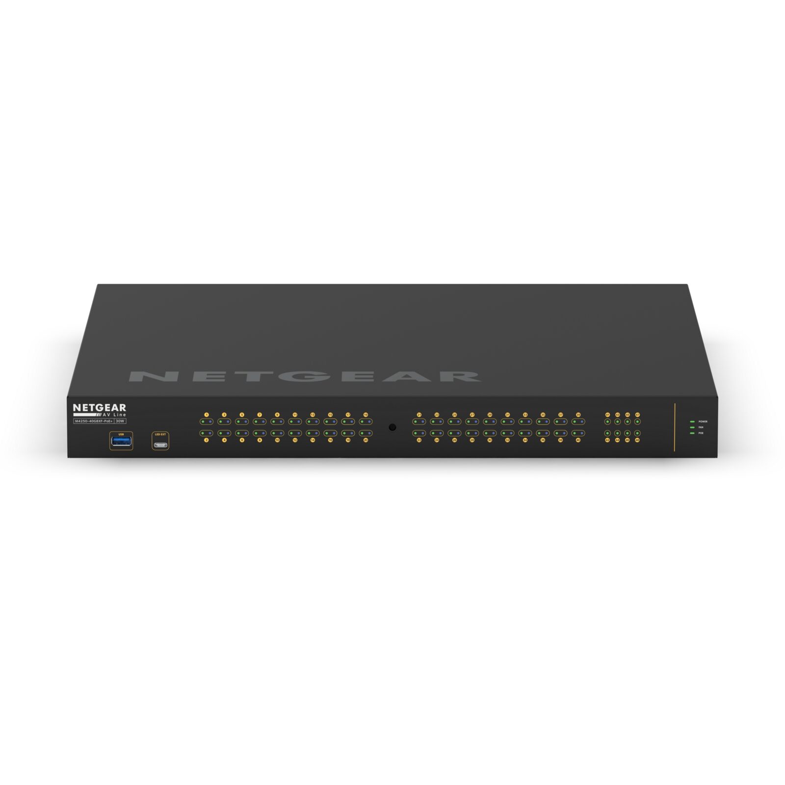 NETGEAR AV Line M4250-40G8XF-PoE+ GSM4248PX Gigabit Switch