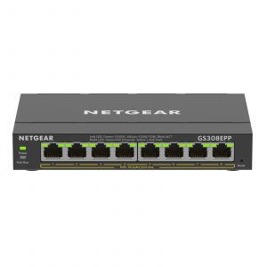 NETGEAR GS308EPP 8-Port PoE+ Gigabit Ethernet Plus Switch (123W)